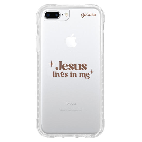 Capinha para celular Jesus Lives in Me