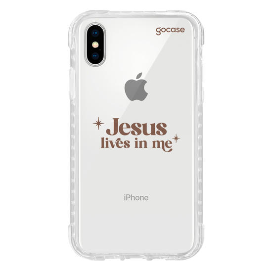 Capinha para celular Jesus Lives in Me