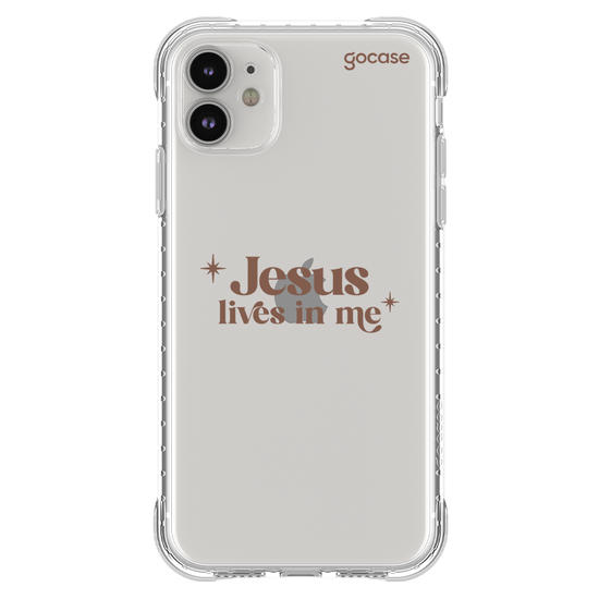 Capinha para celular Jesus Lives in Me