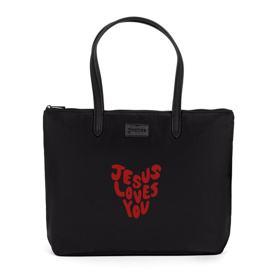 Tote Shopper -  Jesus Loves You