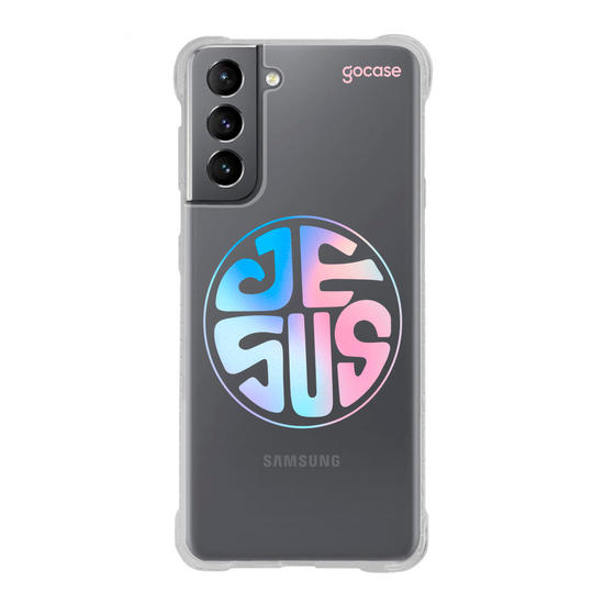 Capinha para celular  Jesus Colorido