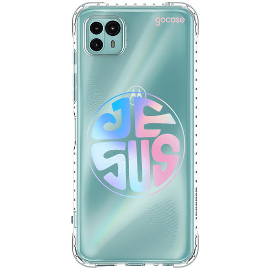 Capinha para celular  Jesus Colorido