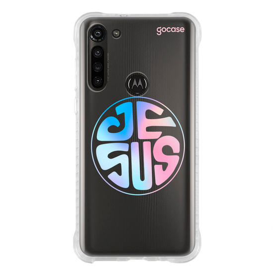 Capinha para celular  Jesus Colorido