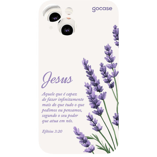 Capinha para celular  Jesus - Ramos Lavanda