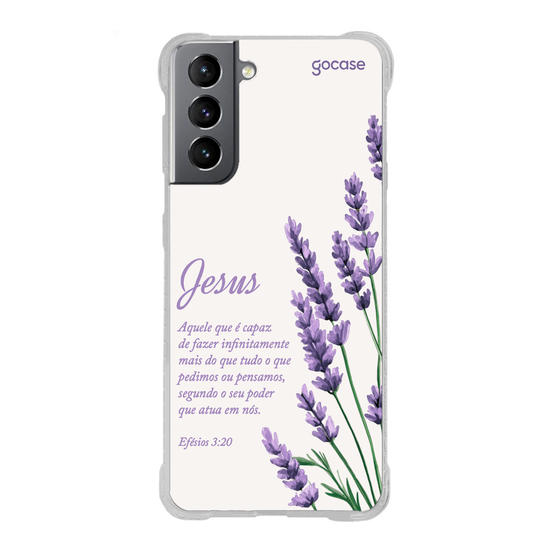 Capinha para celular  Jesus - Ramos Lavanda Capinha para celular  Jesus - Ramos Lavanda