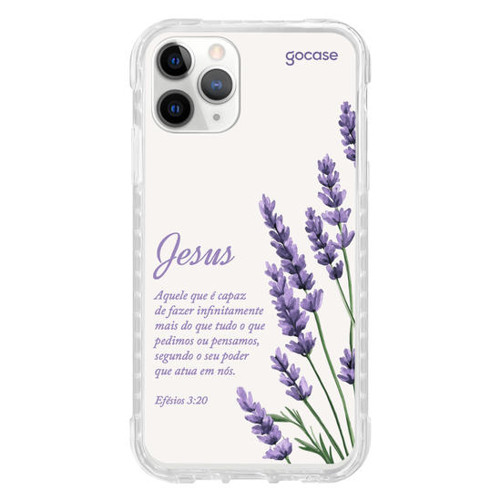 Capinha para celular  Jesus - Ramos Lavanda