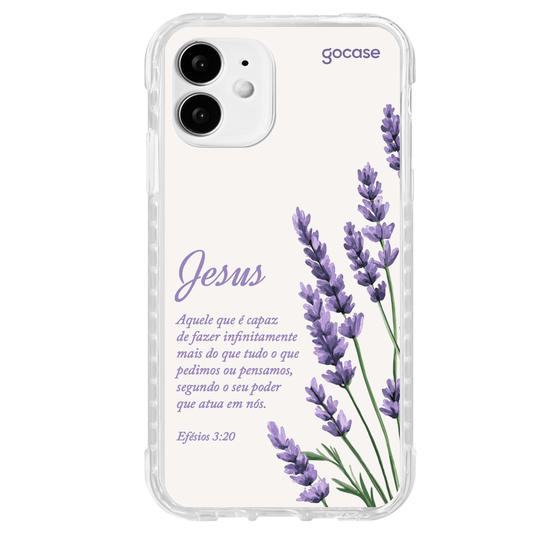 Capinha para celular  Jesus - Ramos Lavanda