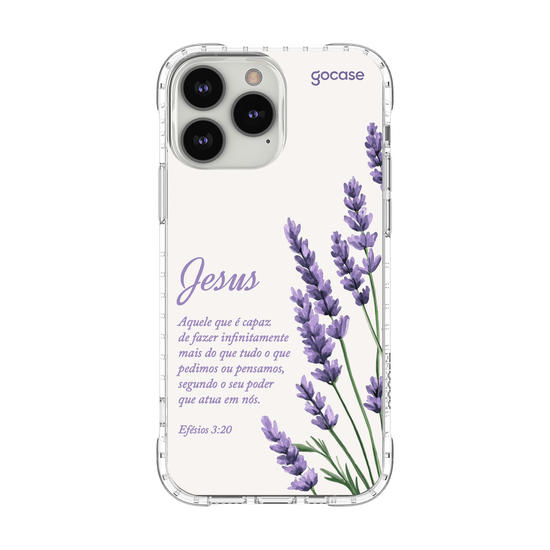 Capinha para celular  Jesus - Ramos Lavanda