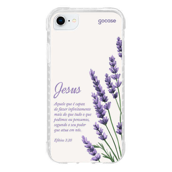 Capinha para celular  Jesus - Ramos Lavanda