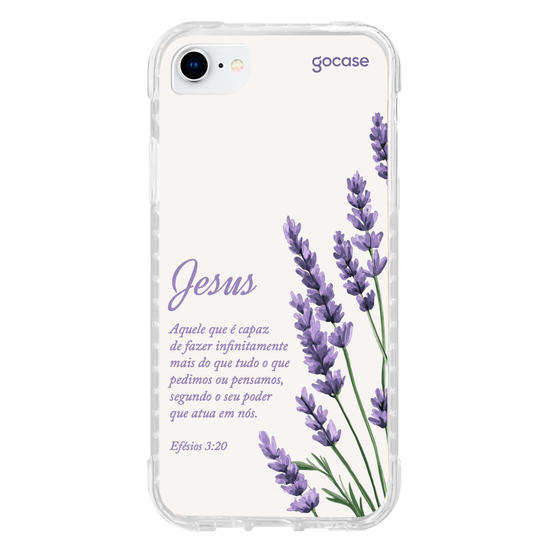 Capinha para celular  Jesus - Ramos Lavanda