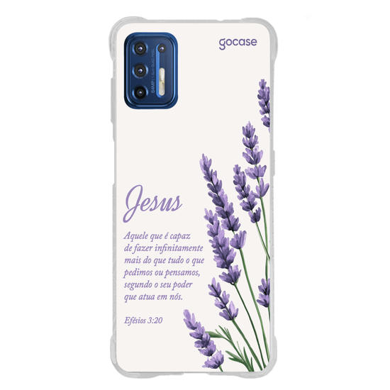 Capinha para celular  Jesus - Ramos Lavanda
