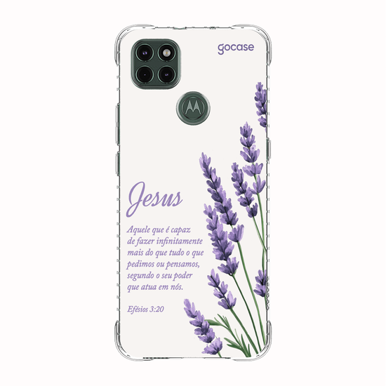 Capinha para celular  Jesus - Ramos Lavanda