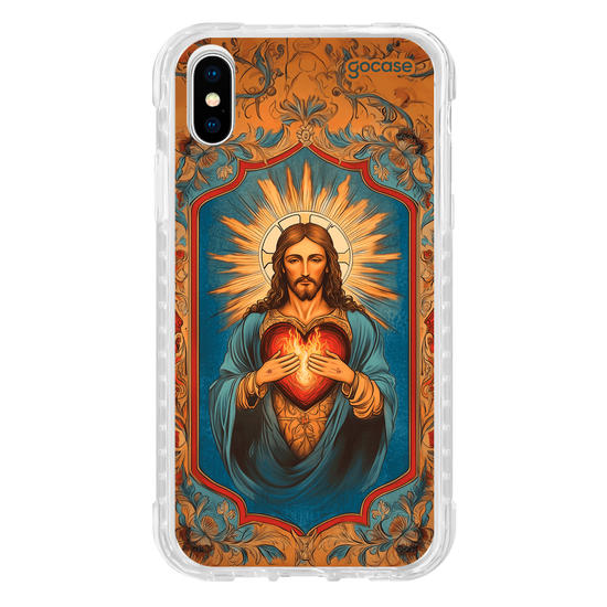 Capinha para celular  Jesus Sagrado Coração Pintura