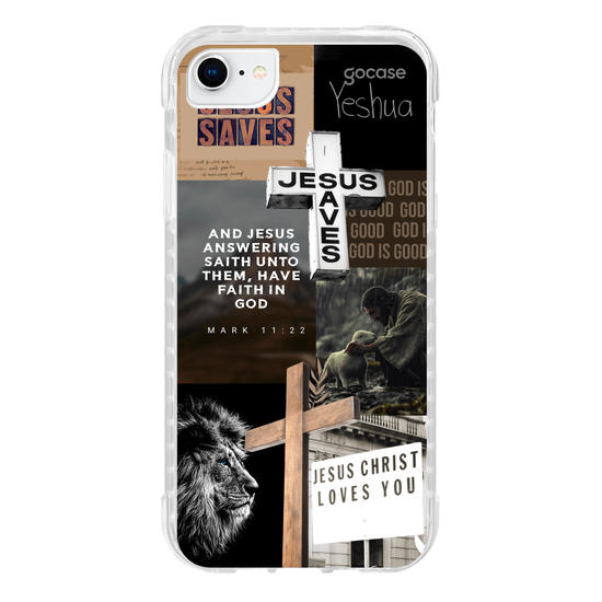 Capinha para celular  Jesus Saves Colagem