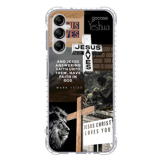 Capinha para celular  Jesus Saves Colagem