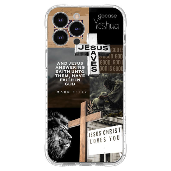Capinha para celular  Jesus Saves Colagem