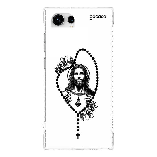 Capinha para celular  Jesus - Terço