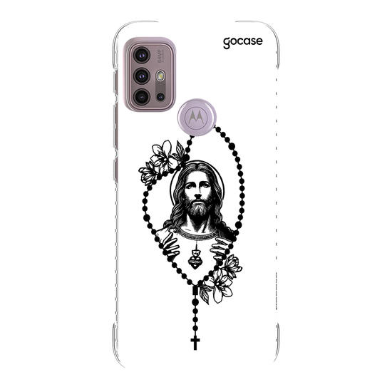 Capinha para celular  Jesus - Terço