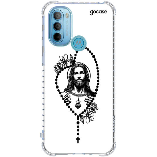 Capinha para celular  Jesus - Terço