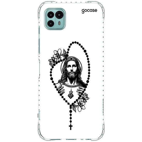 Capinha para celular  Jesus - Terço