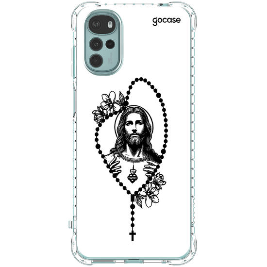 Capinha para celular  Jesus - Terço