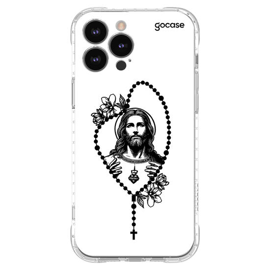 Capinha para celular  Jesus - Terço