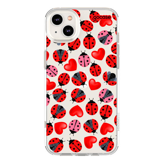 Capinha para celular Joanhinha e Corações