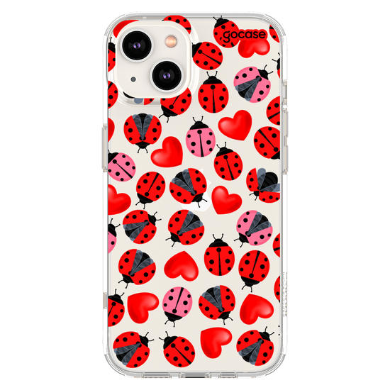 Capinha para celular Joanhinha e Corações