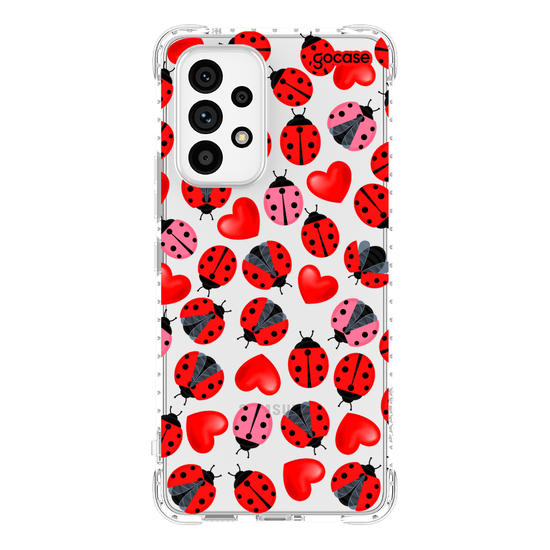 Capinha para celular Joanhinha e Corações