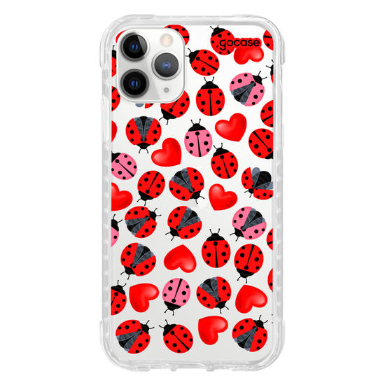 Capinha para celular Joanhinha e Corações