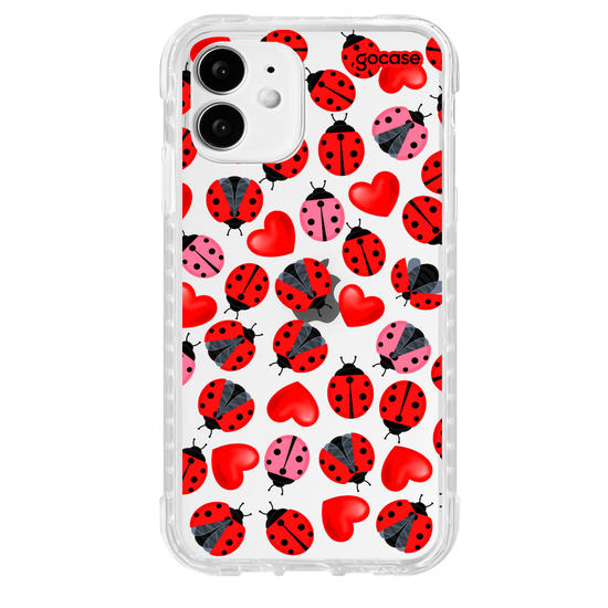 Capinha para celular Joanhinha e Corações