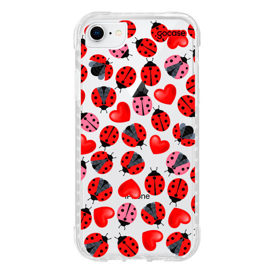 Capinha para celular Joanhinha e Corações