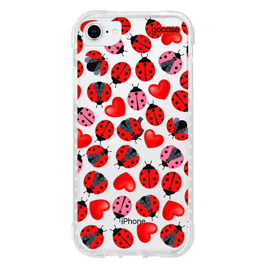 Capinha para celular Joanhinha e Corações