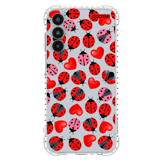 Capinha para celular Joanhinha e Corações