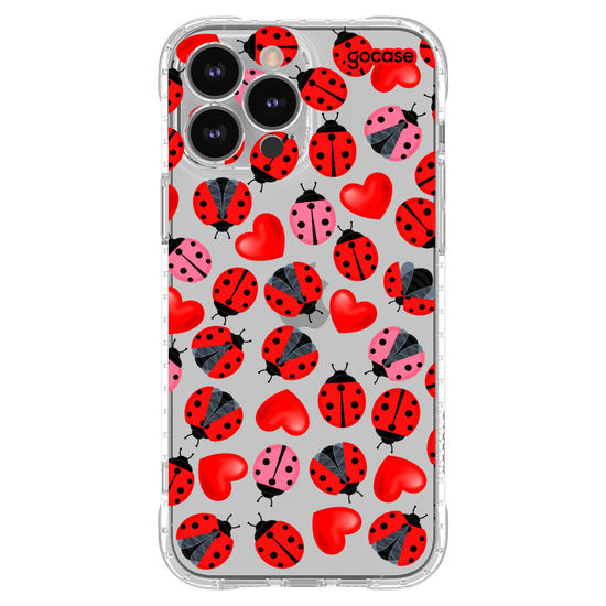 Capinha para celular Joanhinha e Corações
