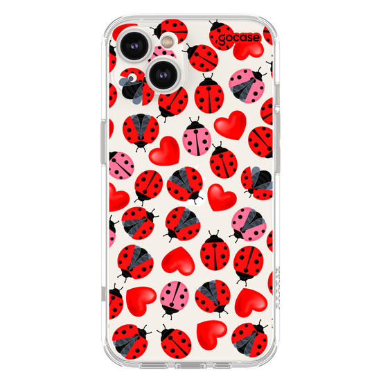 Capinha para celular Joanhinha e Corações
