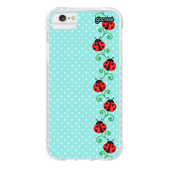 Capinha para celular  Joaninhas Poá