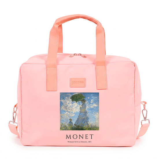 Bolsa Joy Pro Rosa - Monet - Mulher com Sombrinha