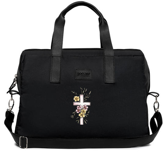 Bolsa Joy - Cruz Floral Delicada