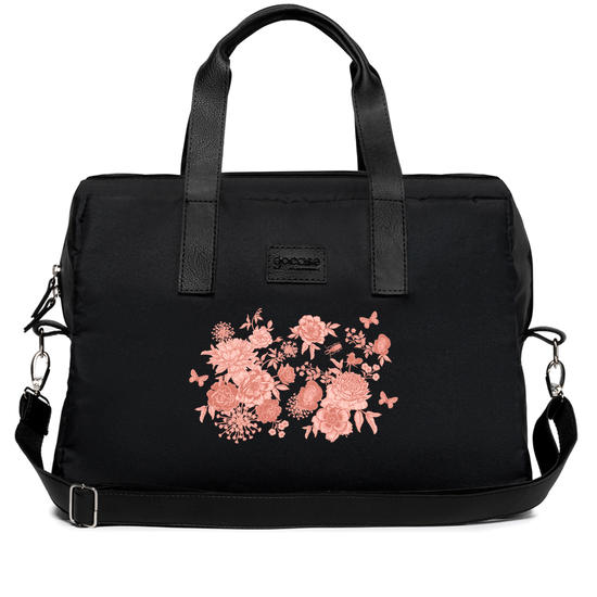  Bolsa Joy - Flores com borboletas