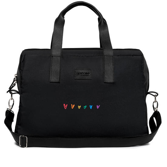 Bolsa Joy -  Corações Arco-Íris com Nome