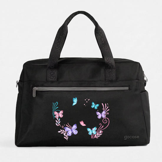  Bolsa Joy Facelift - Borboletas com Aquarela
