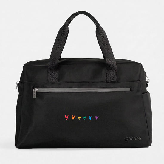  Bolsa Joy Facelift - Corações Arco-Íris com Nome