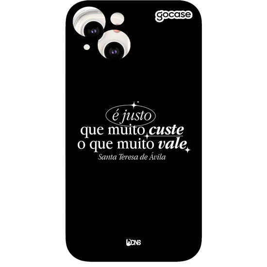 Capinha para celular  É Justo que muito custe