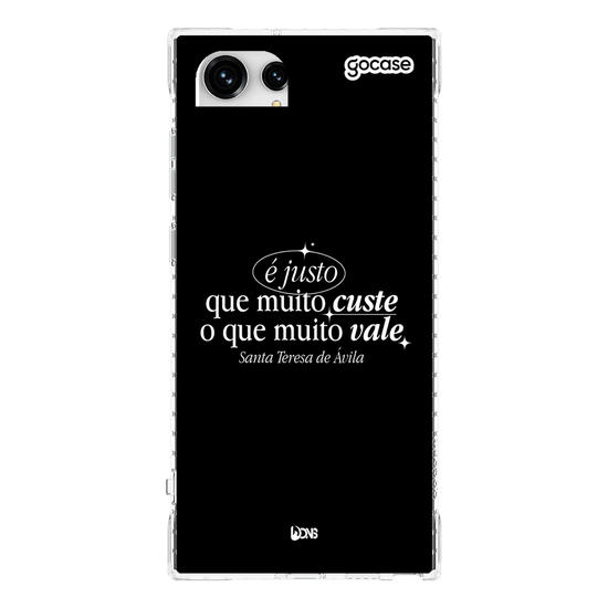 Capinha para celular  É Justo que muito custe