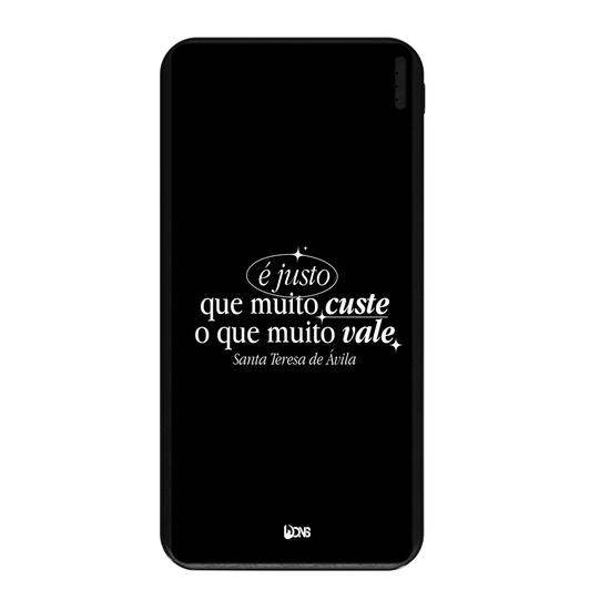 Carregador Portátil Fast Charge - É Justo que muito custe