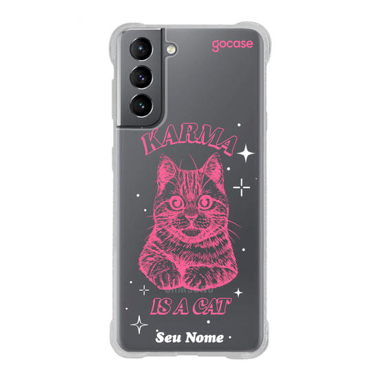 Capinha para celular Karma Is a Cat