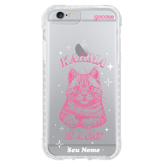 Capinha para celular Karma Is a Cat