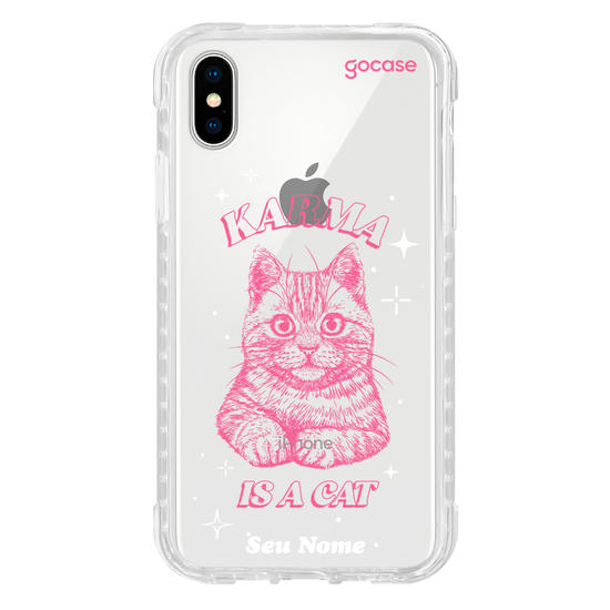 Capinha para celular Karma Is a Cat