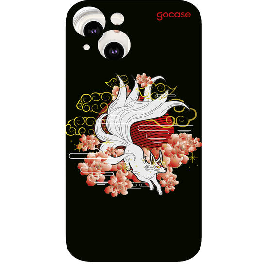 Capinha para celular  Kitsune Bloom